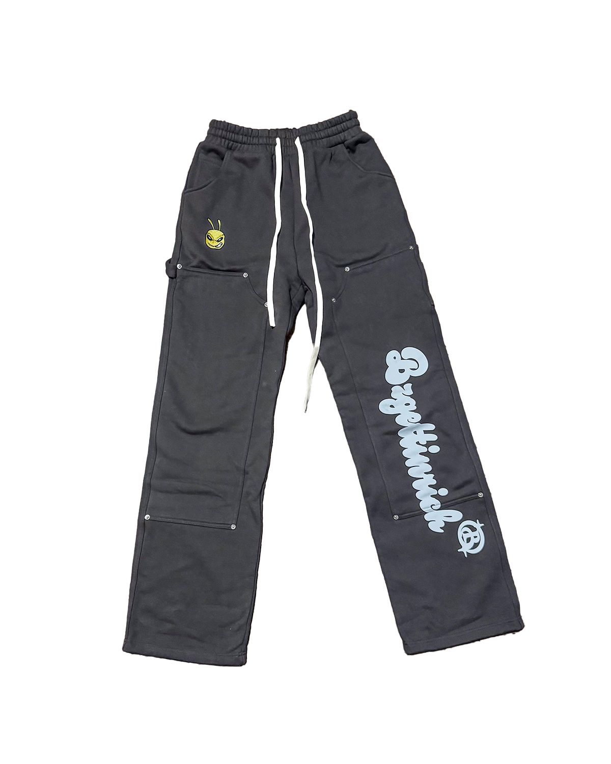 Carpenter Flare Pants (Washed Grey)