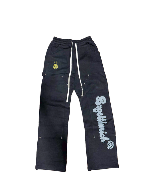 Carpenter Flare Pants (Black)